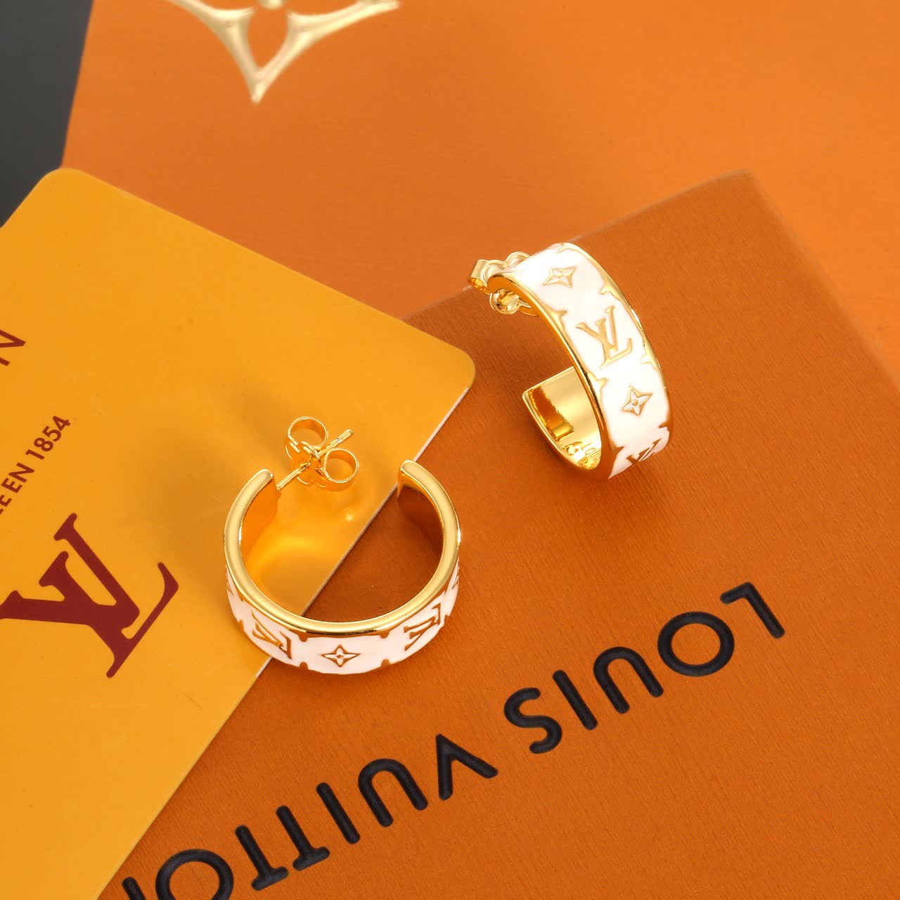 Louis Vuitton Gold Hoop Earrings Louis Vuitton Gold Hoop Earrings